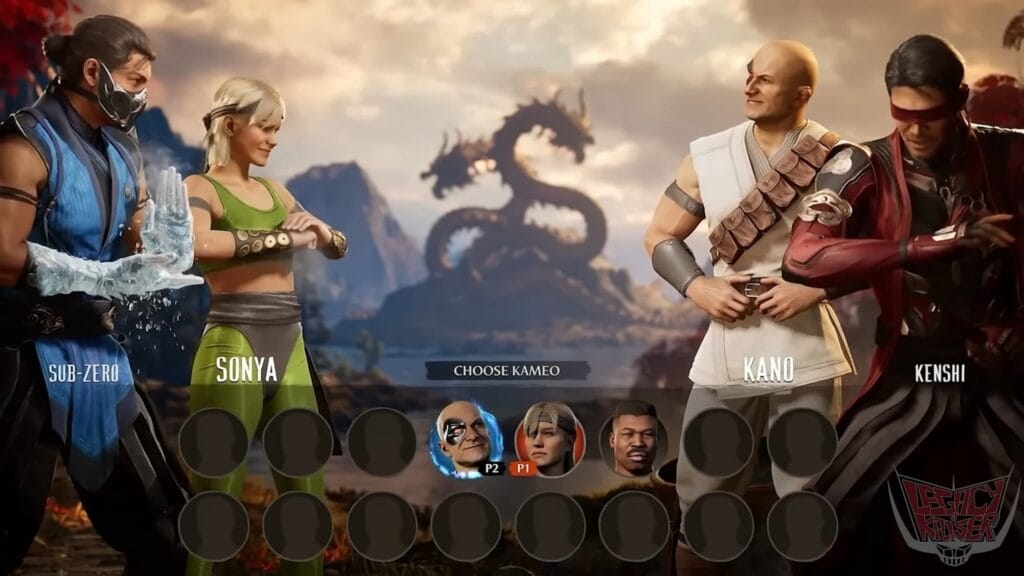 Example of chosen kameo partner
